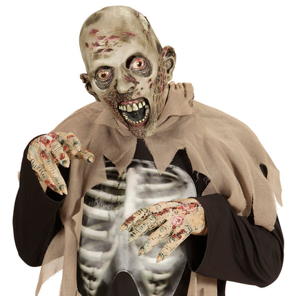 Widmann SRL Melaatsen masker voor Halloween