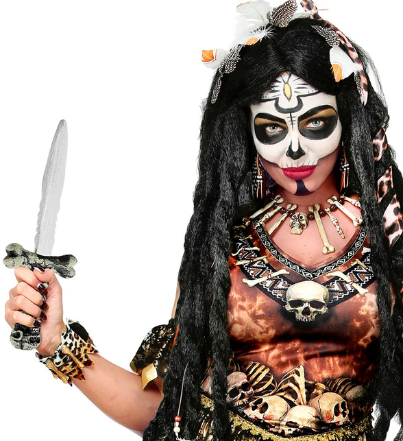 Widmann SRL Mes halloween met schedels