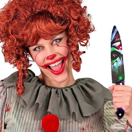 Widmann SRL Mes kwaadaardige clown 31cm Guus