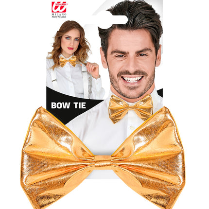 Widmann SRL Metallic gouden strikjes voor party's