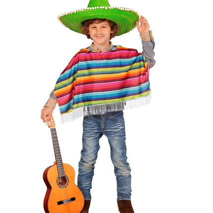 Widmann SRL Mexicaanse poncho kinderen