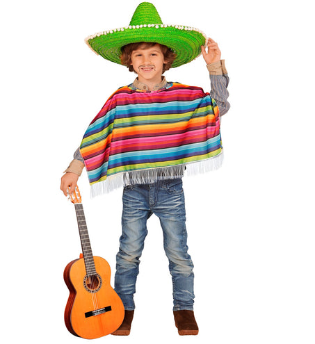 Widmann SRL Mexicaanse poncho kinderen