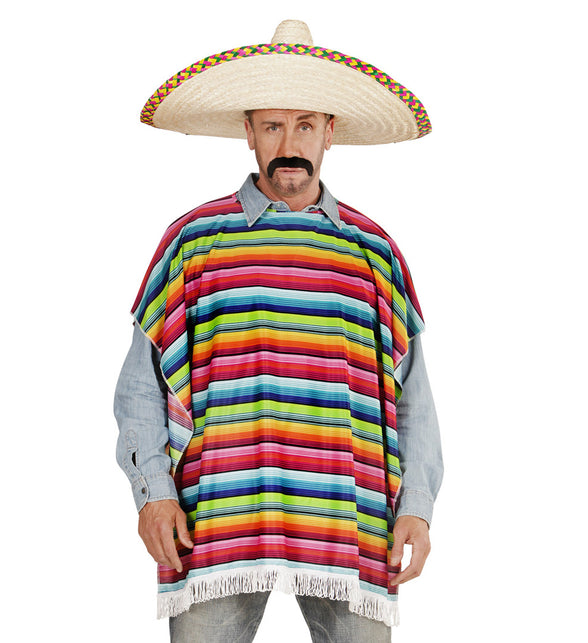 Widmann SRL Mexicaanse poncho volwassenen