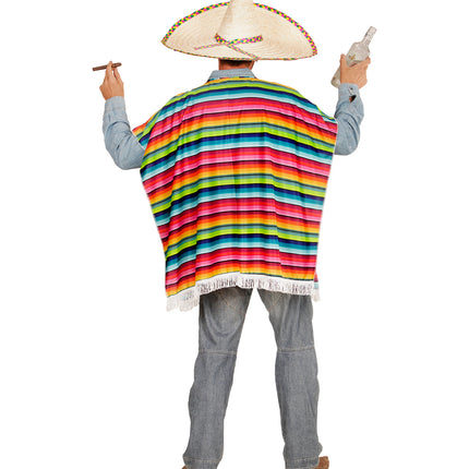 Widmann SRL Mexicaanse poncho volwassenen