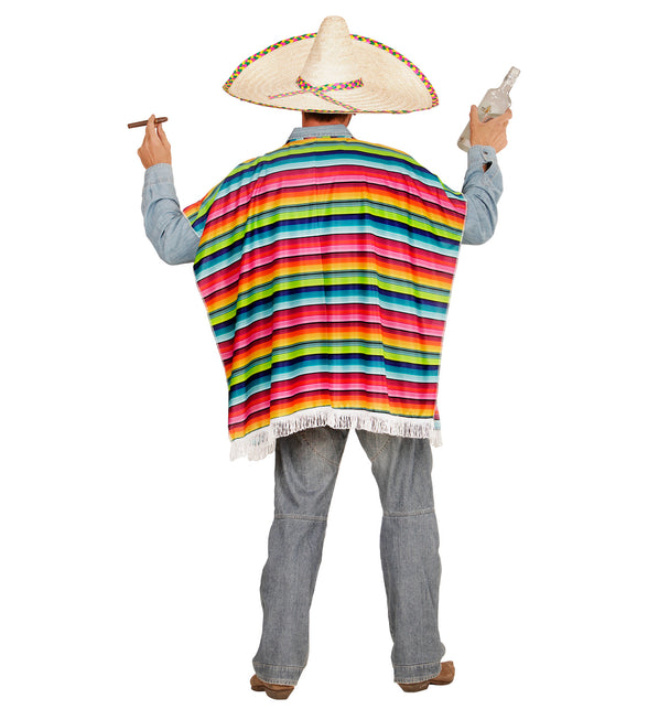 Widmann SRL Mexicaanse poncho volwassenen