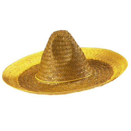 Widmann SRL Mexicaanse sombrero geel