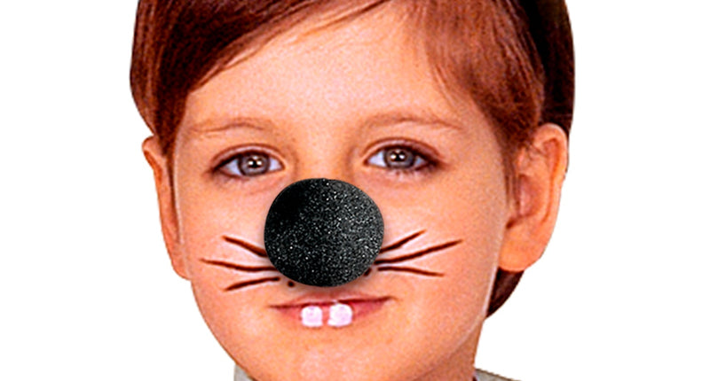 Widmann SRL Mickey neus muis zwart spons