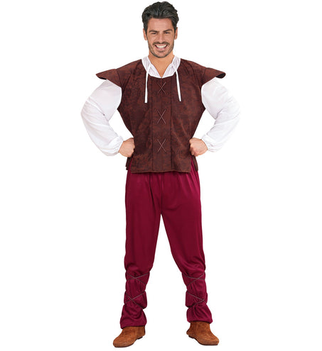 Widmann SRL Middeleeuws boeren kostuum Taveerne