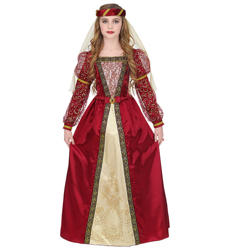 Widmann SRL Middeleeuws kostuum prinses Helena kinderen