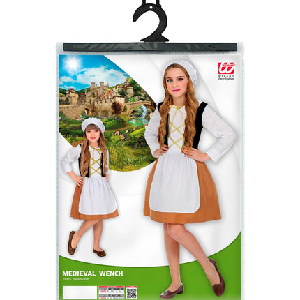 Widmann SRL Middeleeuws pakje meisje Veerle
