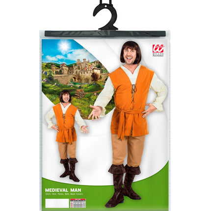 Widmann SRL Middeleeuwse boer kostuum Guus