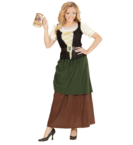 Widmann SRL Middeleeuwse boerinnenjurk
