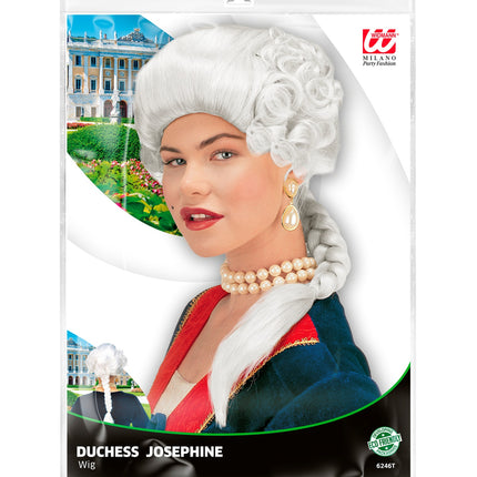 Widmann SRL Middeleeuwse pruik Hertogin Josephine