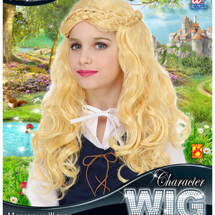 Widmann SRL Middeleeuwse pruik kinderen