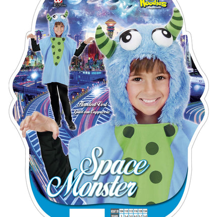 Widmann SRL Monster pak kind blauw groen