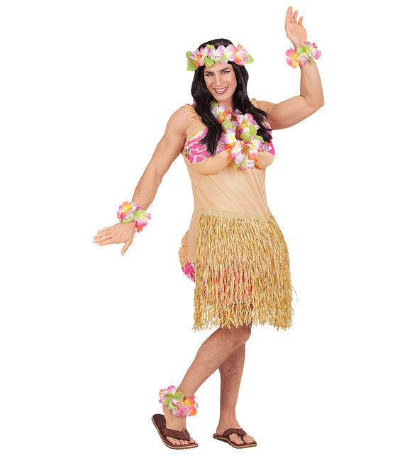 Widmann SRL Mooie hawaiiaans kostuum travestie
