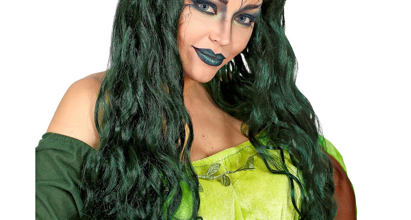 Widmann SRL Mooie pruik met zwarte hoorns