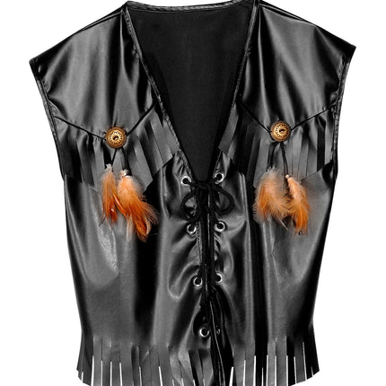 Widmann SRL Motor biker vest lederlook