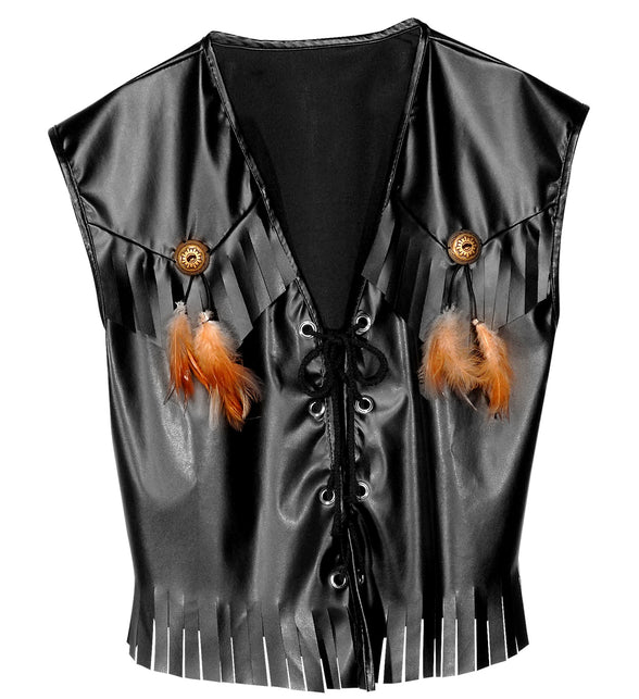 Widmann SRL Motor biker vest lederlook