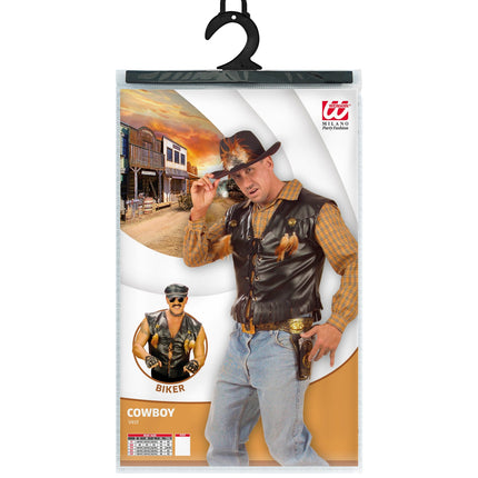 Widmann SRL Motor biker vest lederlook