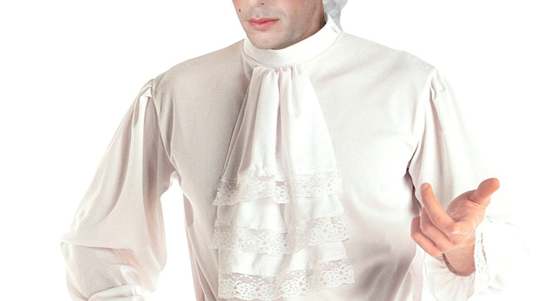 Widmann SRL Mozart blouse wit met jabot