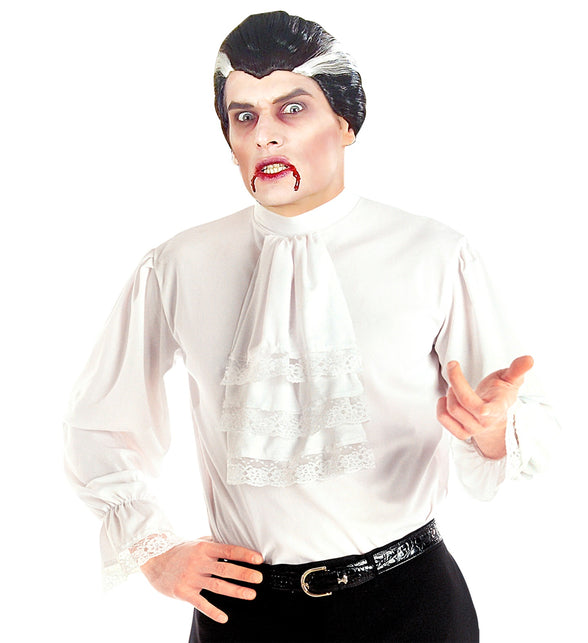 Widmann SRL Mozart blouse wit met jabot