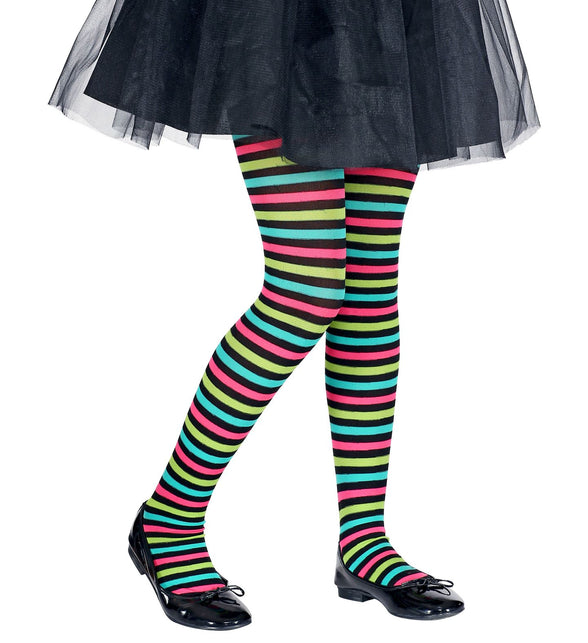 Widmann SRL Multi color panty gestreept kinderen