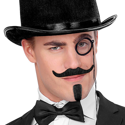 Widmann SRL Musketier Chevalier snor en sik zwart