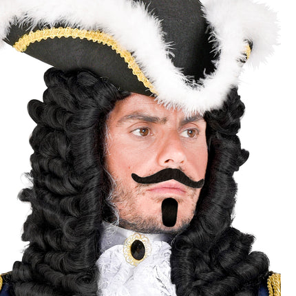 Widmann SRL Musketier Chevalier snor en sik zwart