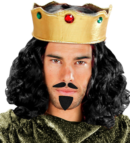 Widmann SRL Musketier snor en sik zwart