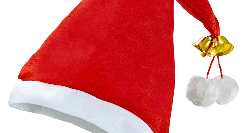 Widmann SRL Muts kerstman met belletje deluxe