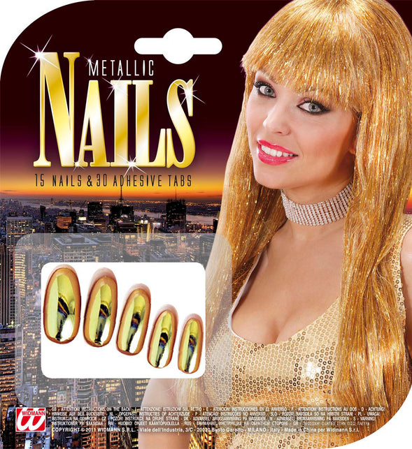Widmann SRL nagels goud metalic