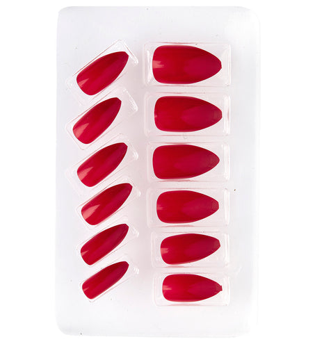 Widmann SRL Nagels Stiletto Bordeaux Rood