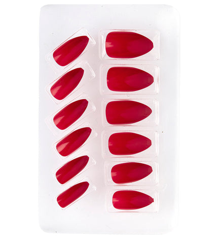 Widmann SRL Nagels Stiletto Bordeaux Rood