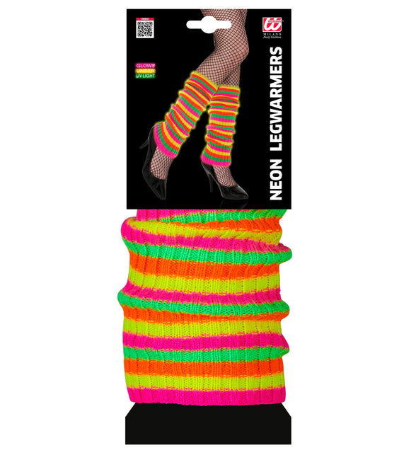 Widmann SRL Neon beenwarmers regenboog
