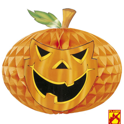 Widmann SRL Neon decoratie pompoen 52cm