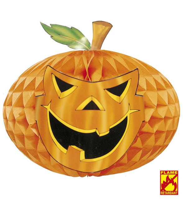 Widmann SRL Neon decoratie pompoen 52cm