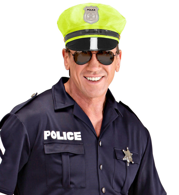 Widmann SRL Neon gele politiepet