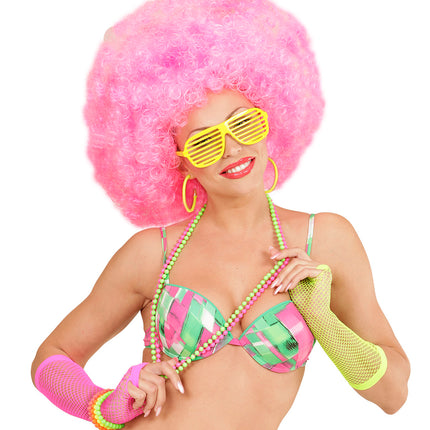 Widmann SRL Neon kleurige kralen armbandjes