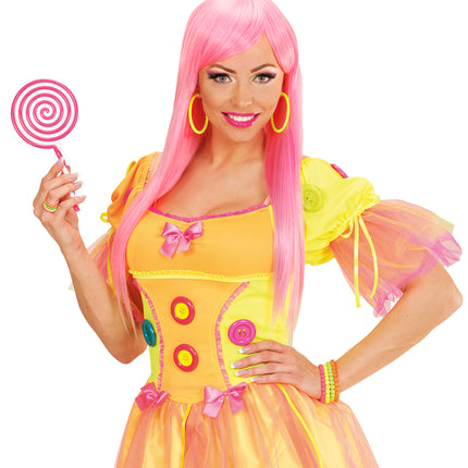 Widmann SRL Neon kleurige kralen armbandjes