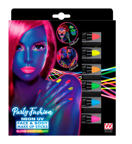 Widmann SRL Neon make-up 6 potloden
