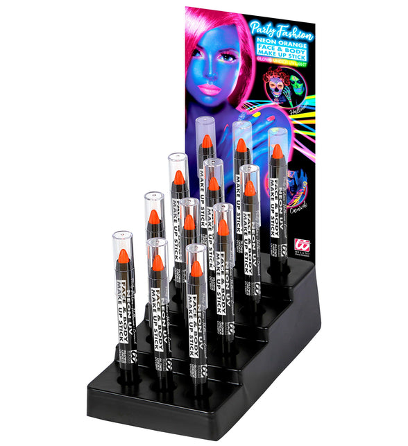 Widmann SRL Neon oranje make-up potlood 3.5ml