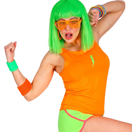 Widmann SRL Neon oranje shirt dames