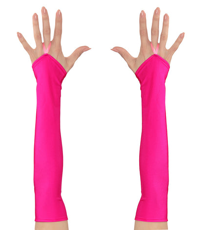 Widmann SRL Neon roze handschoenen