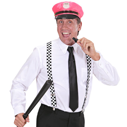 Widmann SRL Neon roze politiepet