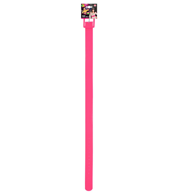 Widmann SRL Neon roze riem vinyl