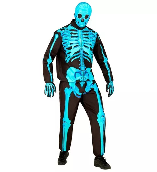 Widmann SRL Neon skelet kostuum Harry