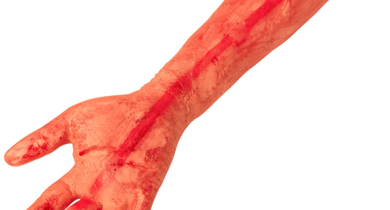 Widmann SRL Nep arm afgehakt met bloed