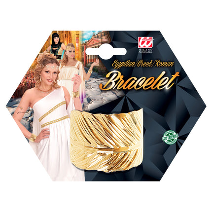 Widmann SRL Nep gouden blad armband