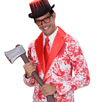 Widmann SRL Nep houten  bijl met bloedspetters